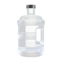 Home Decor 0.8/1.3 Gallon Water Bottle With Cover Big Water Bottle With Cover Gym Water Bottle With Handle Gallon Water Jug (101/170 Oz Transparent) Outdoor Handle Large Capacity Water Glass&Bottle