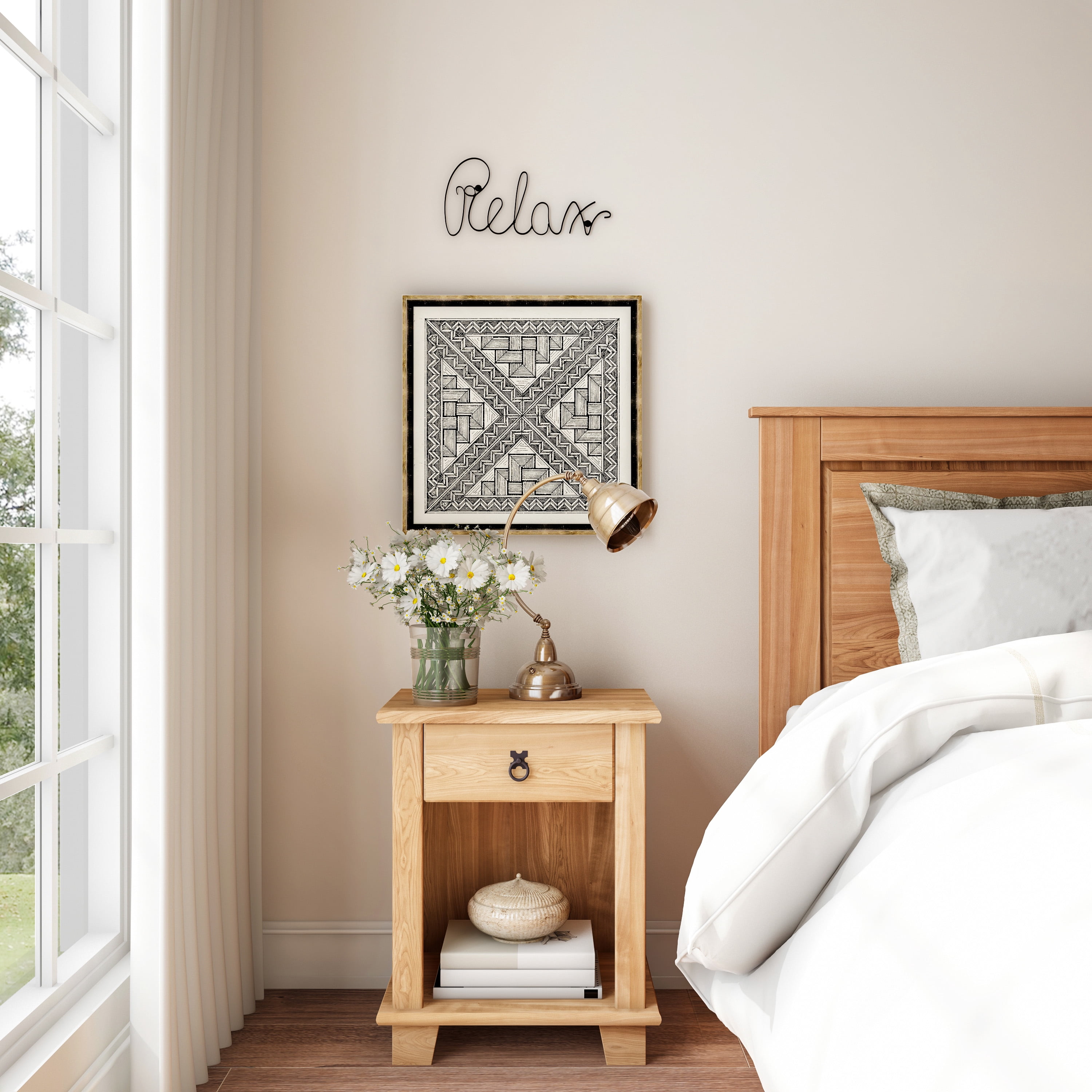 Metal Cutout- Relax Decorative Wall Sign-3D Word Art Home Accent Decor-Perfect for Modern Rustic or Vintage Farmhouse Style by Lavish Home