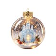 thumbnail image 2 of Light-Up Christmas Balls, Glowing Christmas Story Ornament, Light-Up Mini Holiday Scene with Warm LED Light, 2 of 7