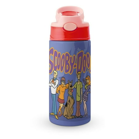 

Scooby Doo Small Water Bottle for Kid 12oz Insulated Bottles with Straw Lid Stainless Steel Tumbler Vacuum Cup Thermal Bottles