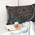 thumbnail image 4 of Salouo Dreamcatcher Pattern Pillow Cases,1PC Pillow Covers with Envelope Closure Decorative Pillow Case for Bed Couch,Pillows Not Included-14"x20", 4 of 6
