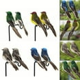 thumbnail image 6 of 2Pcs Artificial Simulation Foam Bird Clip Feathered Sparrow Bird Wedding Decora, 6 of 7