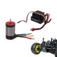 thumbnail image 4 of Kit ESC de motor sin escobillas ANGGREK 3300KV Resistencia de corriente fuerte Disipación de calor Alta torsión para 1/10 RC Car, 4 of 8