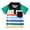Green, variant on Gerichy Boys Graphic Tees Kids Toddler Shirt Striped Prints Short Sleeve Button Shacket Boys Girls Shirt Tops Outwear
