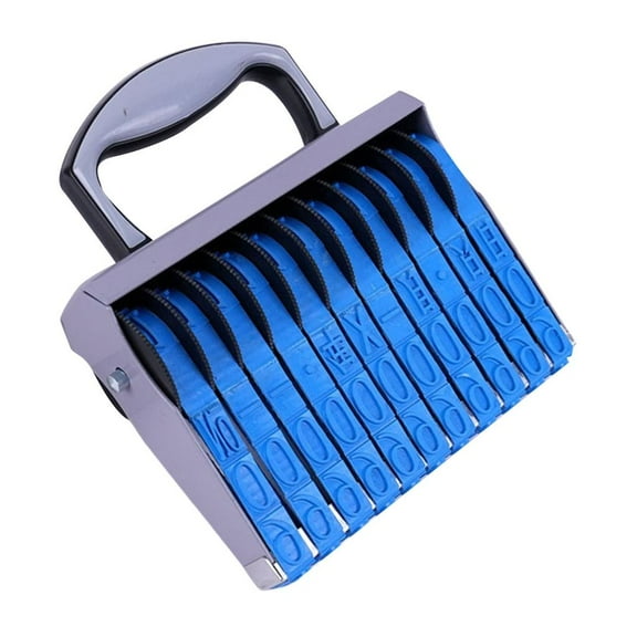 Multifunctional Number Stamp Rolling Stamp Date Stamp Adjustable Office Stamp