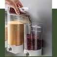 thumbnail image 3 of Cateissary Dispensador de granos Hogar Cocina Montado en la pared Contenedor de almacenamiento de alimentos Almacenamiento de alimentos Ventana 1L, 3 of 6