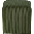 thumbnail image 4 of Pemberly Row Ottoman / Tabouret Moderne / Contemporain en Tissu Microsuède Doux Vert, 4 of 9