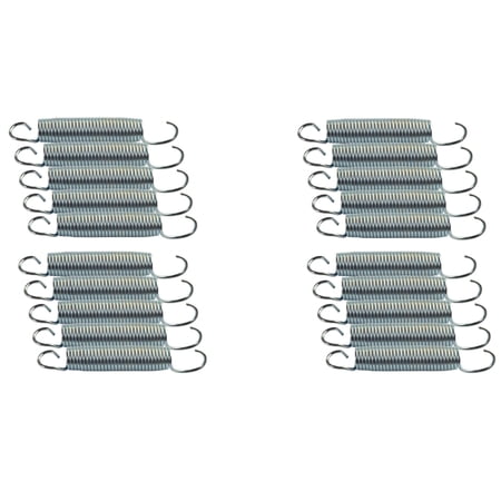 Jumpking Heavy Duty Trampoline Springs 8-inch for Trampolines, Stainless Steel Trampoline Replacement Springs (set of 20)