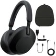 thumbnail image 2 of Reacondicionado Auriculares supraaurales inalámbricos Sony WH-1000XM5 Black Renewed, 2 of 7
