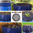 thumbnail image 6 of Garden Mesh Cover Prevents Leaf Contamination Fit Standard Rain Barrels Outdoor Use Polyester Fabric Debris Prevention, 6 of 14
