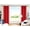 Red, variant on Gorgeous Home Linen Set of 2 Panels 100% Blackout Bedroom Window Curtain Panels, 84", Red