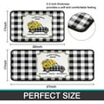 thumbnail image 3 of Sunflower Truck Kitchen Decor Rug Set of 2, Microfiber Washable for Kitchen Sink, Laundry, Office, Decoration Indoor Floor Mats 17"x47"+17"x30" (Sunflower Truck), 3 of 6
