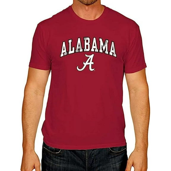 Collegiate Premium Cotton Short-Sleeve T-Shirt - Adult Sizes (as1, alpha, medium, regular, regular, Alabama A)