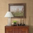 thumbnail image 3 of Warner Chorus Pewter Faux Grasscloth Unpasted Fabric Backed Vinyl Wallpaper, 27-in by 27-ft, 60.8 sq. ft., 3 of 3