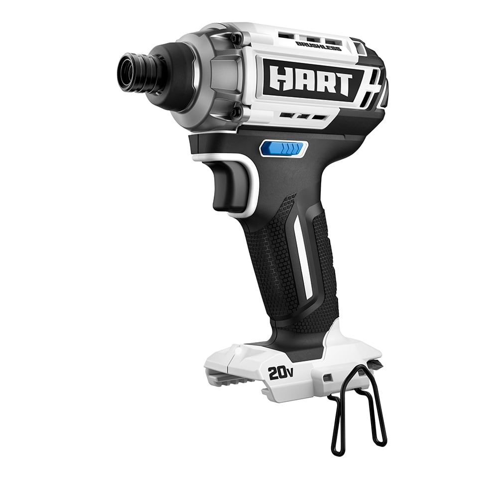 HART 20 Volt Power Operated Cordless Brushless Drill Impact Driver Battery not Included Walmart