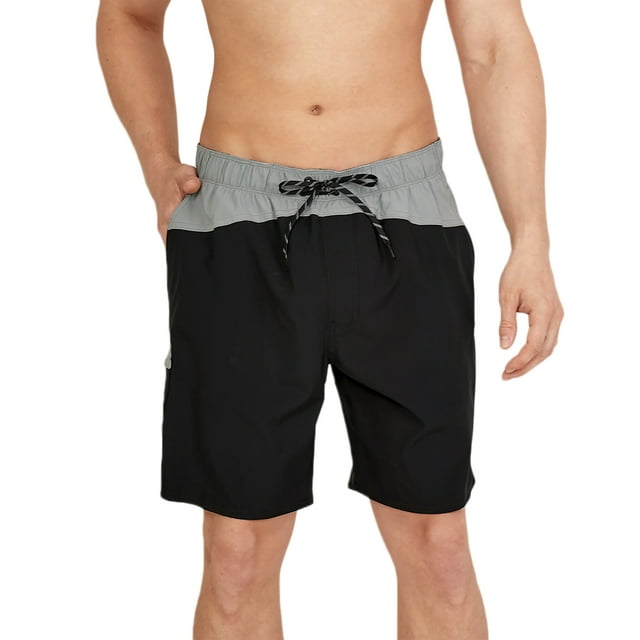 Speedo Short de Bain pour Homme Adulte Marina 18 Pouces Volley - Speedo Noir, Taille : TG