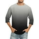 thumbnail image 1 of Camisas de Manga Larga para Hombres Imprimir Casual Cuello Redondo Blusa de Manga Corta, Camisas de Lino para Hombres, 1 of 4