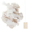 thumbnail image 4 of HONITANO 500Pcs Golden Rectangular Writable Jewelry Tags for Pricing Display Retail Use 1x0.7x0.04in, 4 of 8