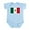 Sky Blue, variant on CafePress - Flag Of Mexico Infant Bodysuit - Baby Light Bodysuit, Size Newborn - 24 Months