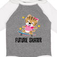 thumbnail image 4 of Inktastic Skateboarding Girls Future Skater Girls Long Sleeve Baby Bodysuit, 4 of 5