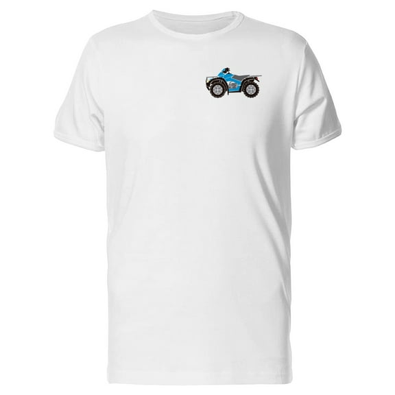 Blue Atv Moto Pocket Graphic Tee Men's -Image by Shutterstock
