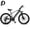 Black, variant on 26 inch Adult Electric Bike, 750W Peak Commuter Ebike, Electric Mountain Bike 50 Mile Range, 20 mph, 7-Speed,UL2849 - Black