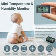 Elbourn Mini Digital Electronic Temperature Humidity Meters Gauge LCD
