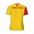 thumbnail image 3 of Exclusive design Guinea-Bissau Flag Grain 3D Printed Men For Running Bike Soccer Tennis Fitness Sports tshirt Mesh Short T-shirt, 3 of 10
