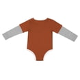 thumbnail image 3 of Newborn & Infant Colosseum Texas Orange Texas Longhorns Next Stop Long Sleeve Bodysuit, 3 of 3