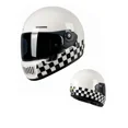 thumbnail image 3 of Casco integral retro DOT clásico para cuatro estaciones, última versión, universal, para protección de seguridad vintage, para andar en motocicleta o scooter, 3 of 5
