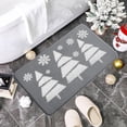 thumbnail image 2 of Qocolhg Outdoor Christmas Decorations Indoor, Christmas Rug Christmas Snowflake Rugs Christmas Tree Carpet Washable Non Slip Absorbent Easy Care Holiday Decor For LivingRoom Bath Door Festive Carpet, 2 of 7