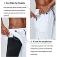thumbnail image 1 of Men's Dark White M Shorts, Mesh Shorts, Men's Mesh Basketball Shorts, Men's Mesh Athletic Shorts, 1 of 3