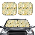 thumbnail image 2 of Yiaed Animal Tree Print Car Front Windshield Sun Shade,Foldable Anti-UV Car Sunshade for Front Window for Most Vehicles-Large, 2 of 5