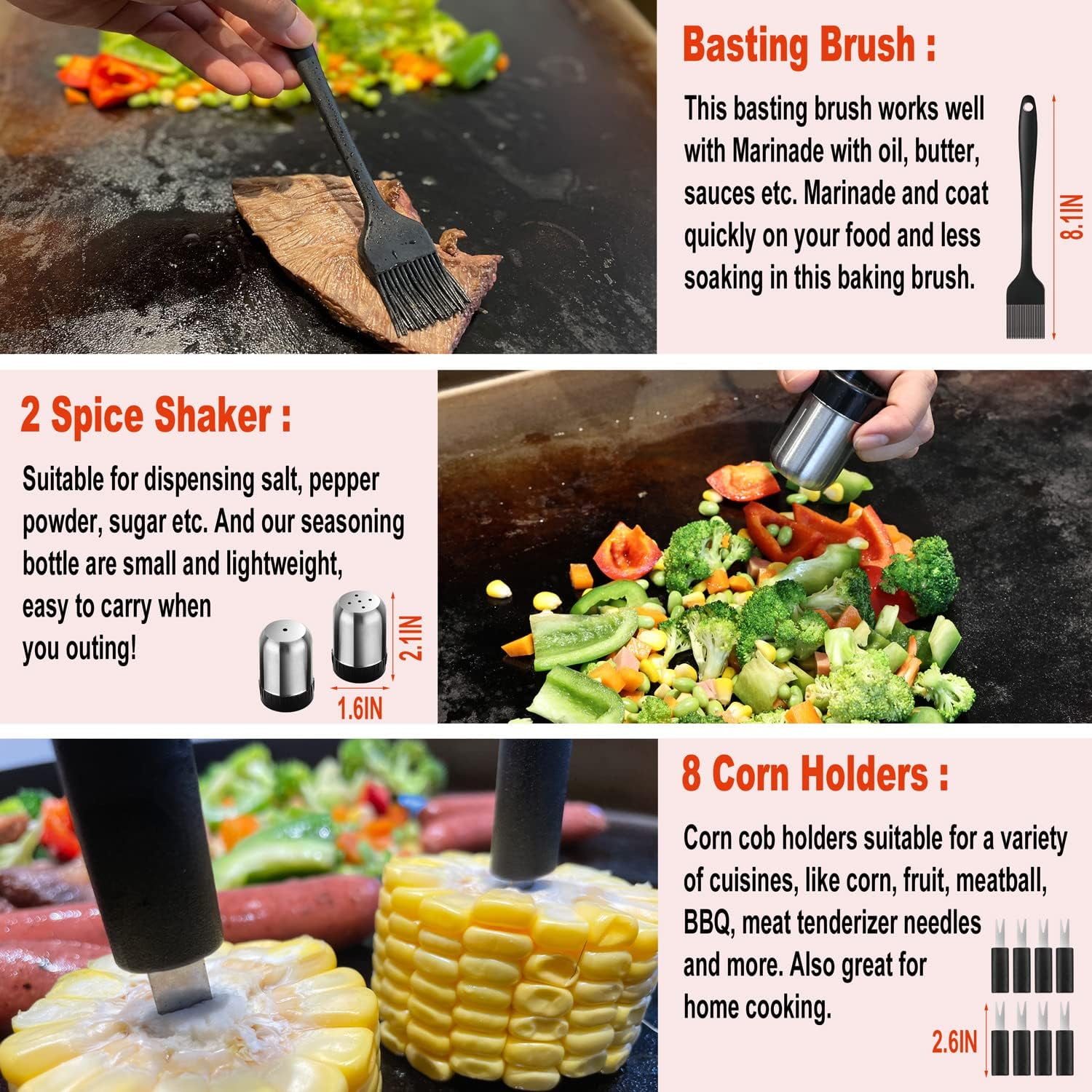 38PCS Griddle Accessories Kit - Perfect Gift Set for Blackstone and Outdoor Cooking