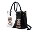 thumbnail image 4 of Maltese Cat Bag, Personalized Leather Handbags For Women - Personalized Bag with Name - Tote Bags for Mom Grandma - Custom Gifts Ideas for Her, Gift for Cat Lover, Cat Mom, 4 of 7