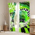 thumbnail image 3 of Castle Fairy Bold Truck Art Curtains Pack of 2 (42x84 Each) for Kids, Vivid Lorry Graphic Curtains Blackout for Bedroom, Green, 3 of 6