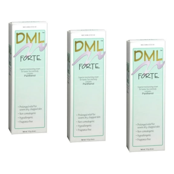 3 Pack - DML Forte Cream 4oz Each