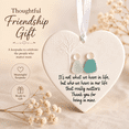 thumbnail image 4 of Heart-Shaped Sea Glass Friendship Ornaments - Acrylic Ornaments Best Friend Gifts Hanging Christmas Decorations,Best Friends Forever, 3in, D, 4 of 6
