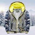 thumbnail image 2 of Aoochasliy Mens Winter Coats Clothes Winter Hoodies Parkas Hoodie Warm Villus Zipper Sweater Jacket Outwear Overcoat, 2 of 5