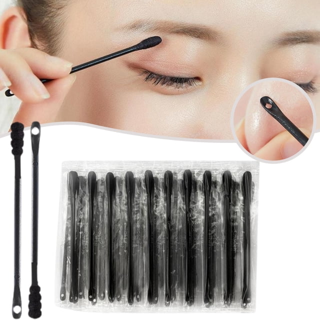 Hisopos De Algodón Maquillaje Multifuncional Hisopos De Algodón Para Eliminar Puntos Negros Y Acné 100Pcs Vogacara CE006730-00