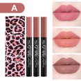 thumbnail image 1 of Fiudx Labial Mate Resistente Al Sudor, Lápiz de Espuma de Larga Duración, Diseño de Gancho de Línea Delicado, Ideal para Citas, Compras y Reuniones de Verano. Incluye Juego de 3 Piezas., 1 of 2