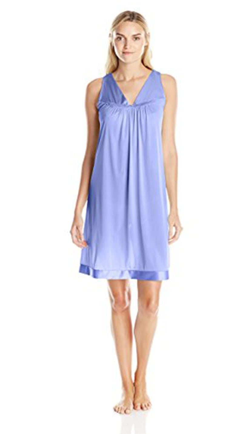 Vanity Fair Women's Coloratura Sleepwear Short Gown 30107 - Walmart.com