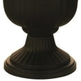 thumbnail image 4 of Southern Patio 19" Round Outdoor Utopian Urn for Large Sized Plants, Black, 4 of 5