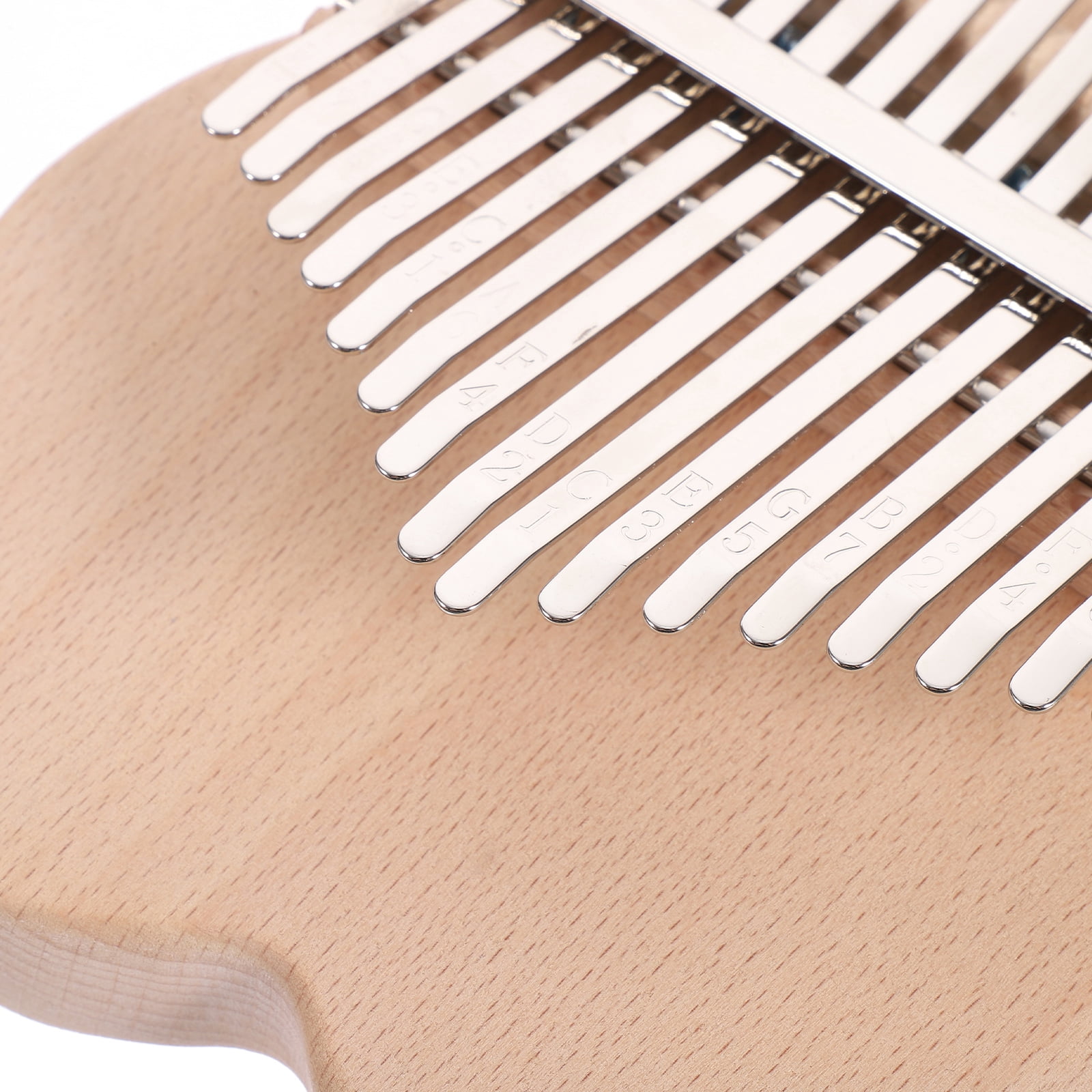 KHBUAB 1Set Portable Kalimba Thumb Piano 17 Keys Assorted Color Ergonomic Design Beginner
