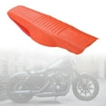 thumbnail image 3 of Cojín de asiento suave Decoración de material EVA resistente al calor Ajuste par  Naranja Sharpla Funda de asiento de motocicleta, 3 of 8