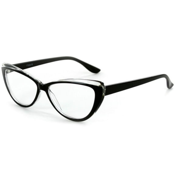 Aloha Eyes Caribe Cat Eye Frame  1.00 Reading Glasses, Black