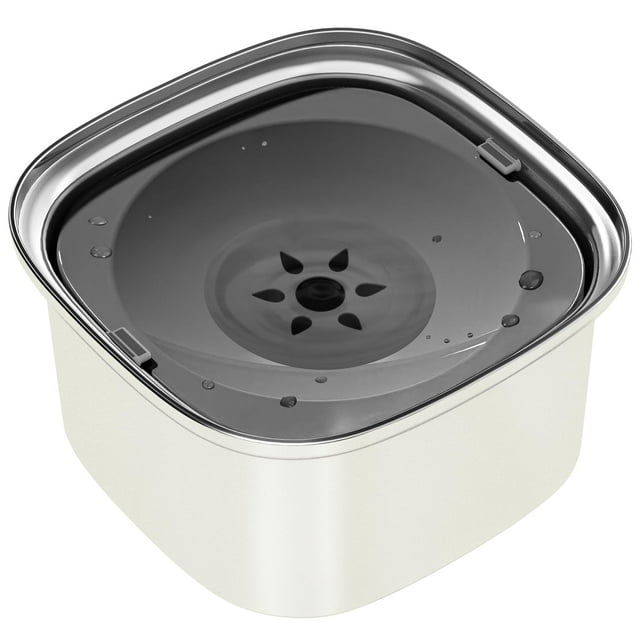 Cuenco de agua para perros UPSKY de acero inoxidable de 3 litros a prueba de derrames