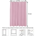 EurCross Pink Fabric Shower Curtain Liner, 72"x 72" Valentine Day Cloth