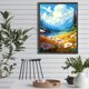 thumbnail image 4 of Pintura de diamante 5D DIY taladro redondo completo Daisy Hill Country Kit decoración 30x40cm, 4 of 9