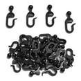 thumbnail image 1 of 100 Crochets en Plastique pour Rideaux de Gazebo et Filet, Accessoires de Gazebo pour Extérieur Hôtel, 1 of 6